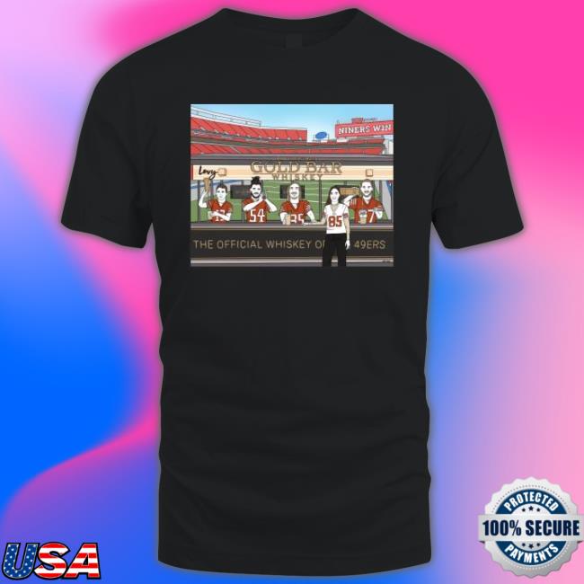 San Francisco 49Ers Gold Bar Whiskey shirt San Francisco 49Ers Gold Bar Whiskey Hooded Sweatshirt