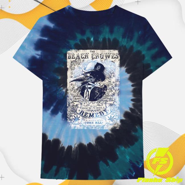 Official The Black Crowes Remedy Tie Dye Attractive Shirt