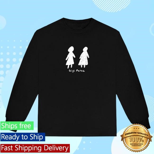 Official Gigi Perez Merch Store Gigi Perez Logo Black Long Sleeve Tee