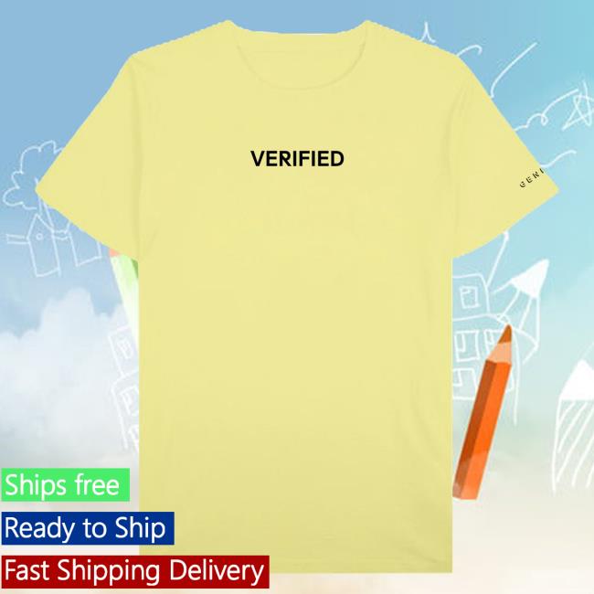 Official Genius Clothing Shop Merch Genius Verified Tees Lemon Yellow