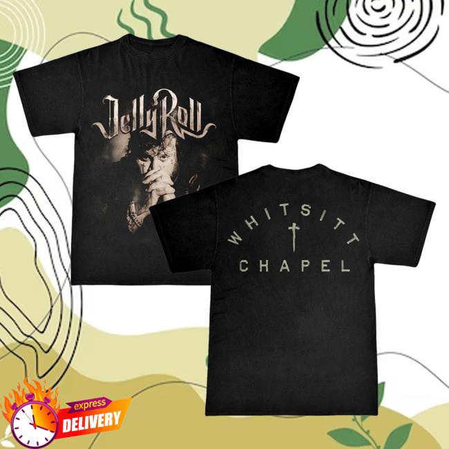 Official Jelly Roll Apparel Clothing Shop Merch JellyRoll Whitsitt Chapel Pray Photo Shirt 2023 Black Jellyroll615 Store