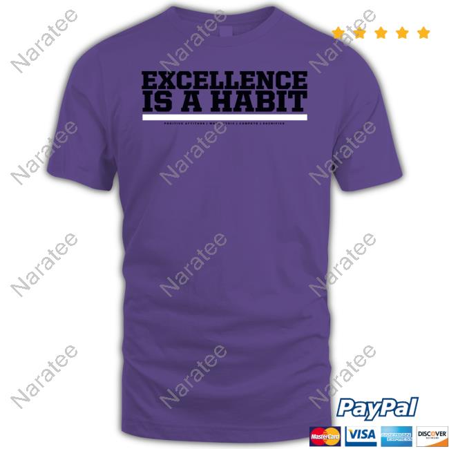 Wintshirt Store Excellence Is A Habit Fan Favorite Shirt