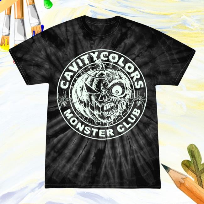 Official Cavity Monster Club 3D Tie Dye T Shirt Cavitycolors