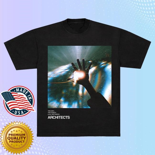 Official Architects Merch Store Shop Architects The Earth The Sky Album Black Logo Tshirt