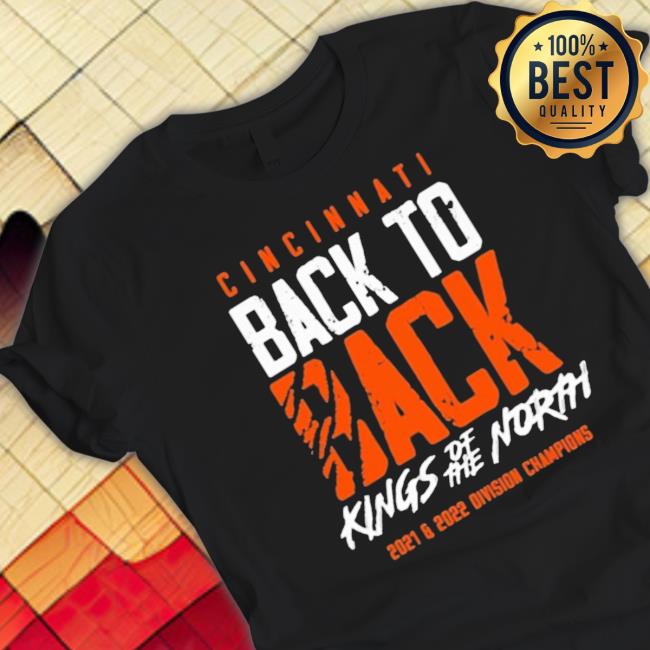 Official Cincinnati Back To Back Kings Of The North Tee Shirt