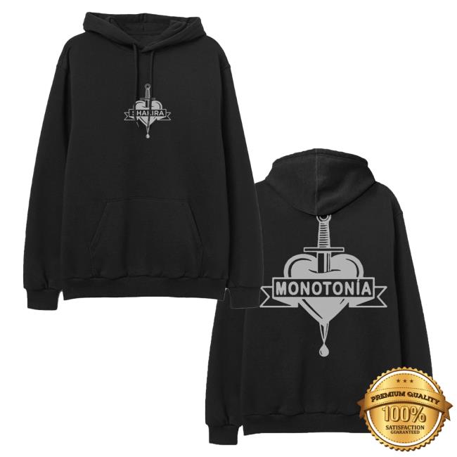 Official Shakira Merch Store Monotonía Hoody - Black Shakira Apparel Clothing Shop