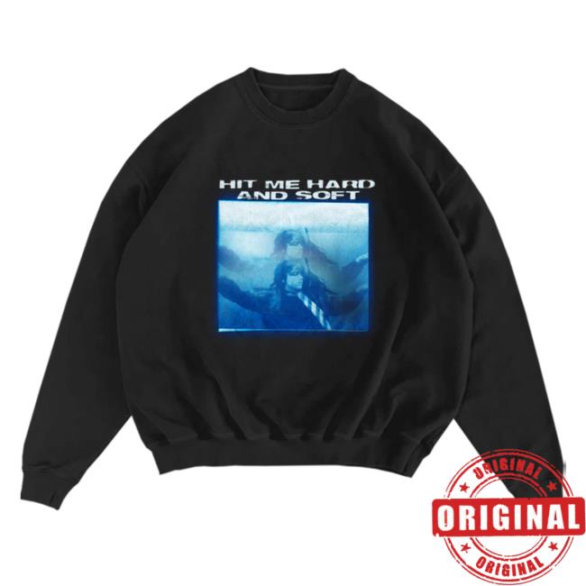 Official Billie Eilish Merch Store Underwater Black Crewneck Sweater Billie Eilish Shop Hit Me Hard and Soft Clothing