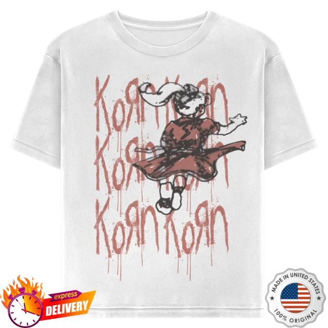 Official Korn Merch Store Korn Follow the Leader Logo Drip Top Shirt