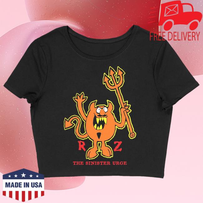 Official Rob Zombie Store Shop Sinister Monster Crop Top T Shirt Rob Zombie Apparel Shop RobZombie
