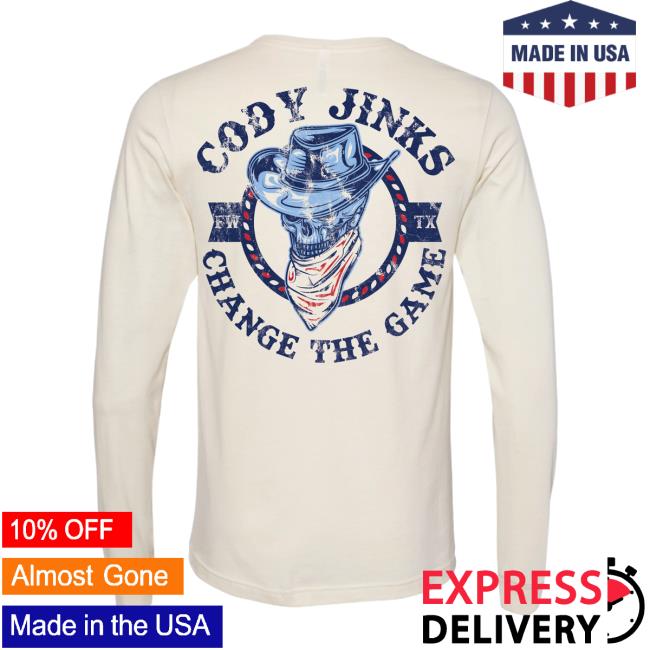 Official Cody Jinks Merch Store Cody Jinks "Change The Game" Long Sleeve Cody Jinks Apparel Clothing Shop CodyJinks