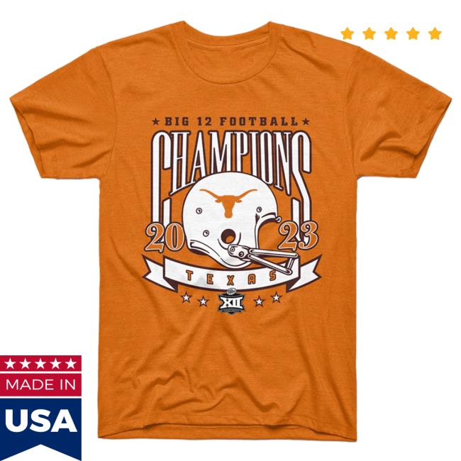 Official Breweries & Spirits Texas Longhorns Big 12 Football Champions T-Shirt