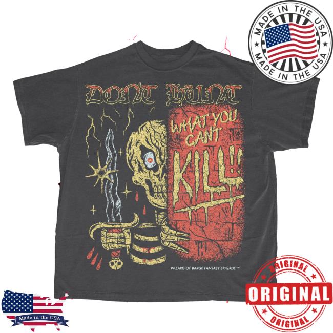 Official Wizard Of Barge The Hunted Vintage Top Shirt Wizardofbarge