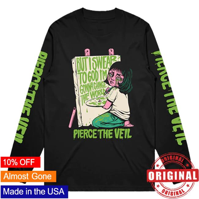Official Ptv Merch Pierce The Veil Change The World Long Sleeve Shirt 2023 PierceTheVeil Clothing Store Shop Ptvmerch