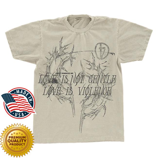 Official D4vd Merch D4vd Love Is Violence Popover Shirt