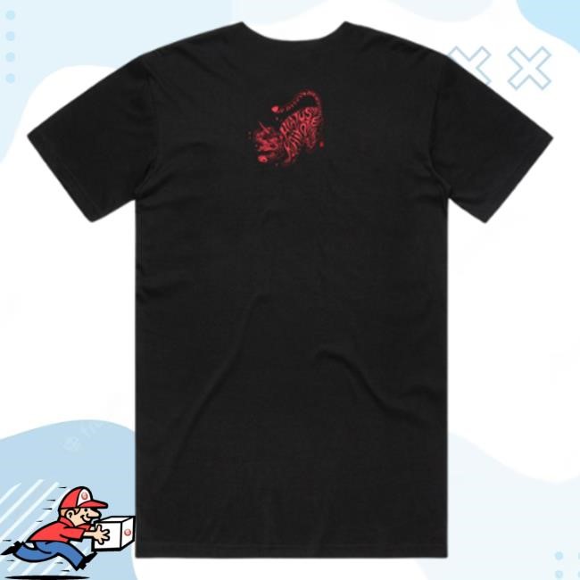 Panel Shot (Red Tiger) Black Tee Hiatus Kaiyote Band Merch