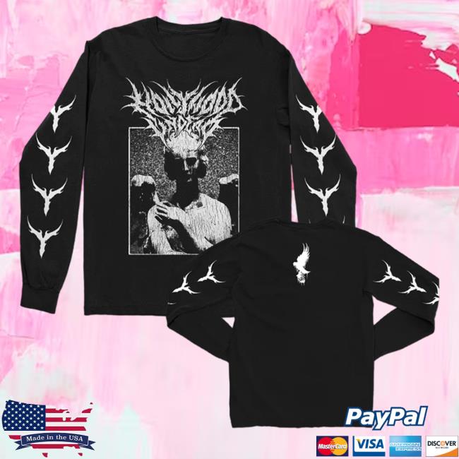 Official Hollywood Undead Merch Hollywood Undead Crying Statue Long Sleeve T Shirt