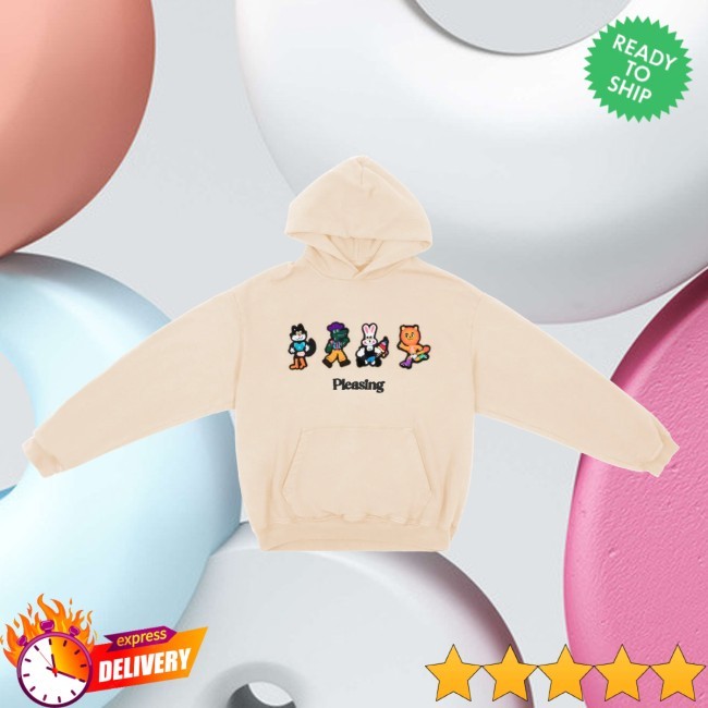 The Fancy Friends Character Hoody in Sky Pleasing Shop Apparel