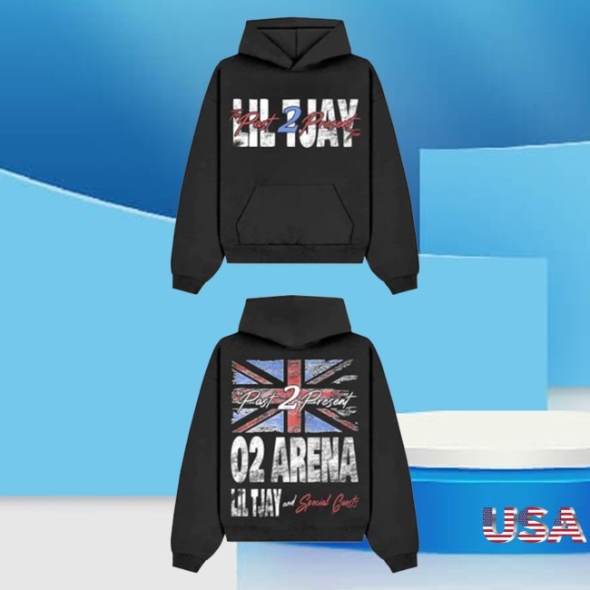 Lil Tjay Tour- O2 Hoodie Lil Tjay Merch Lil Tjay Tour- O2 LS Hoodie Lil Tjay Merch