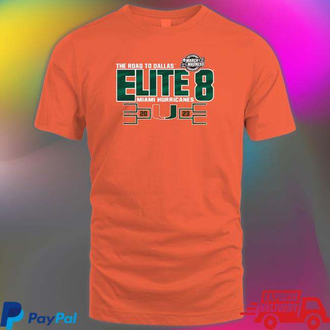Official Blue 84 Orange Miami Hurricanes 2023 NCAA Long Sleeve Tee