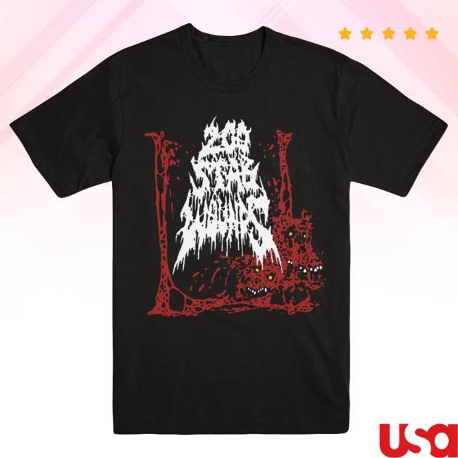Official Evil Greed Shop 200 Stab Wounds Blood Gurgle Tshirt EvilGreed