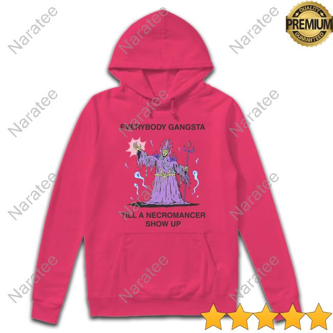 Official Wizard Of Barge Everybody Gangsta Till A Necromancer Show Up T-Shirt