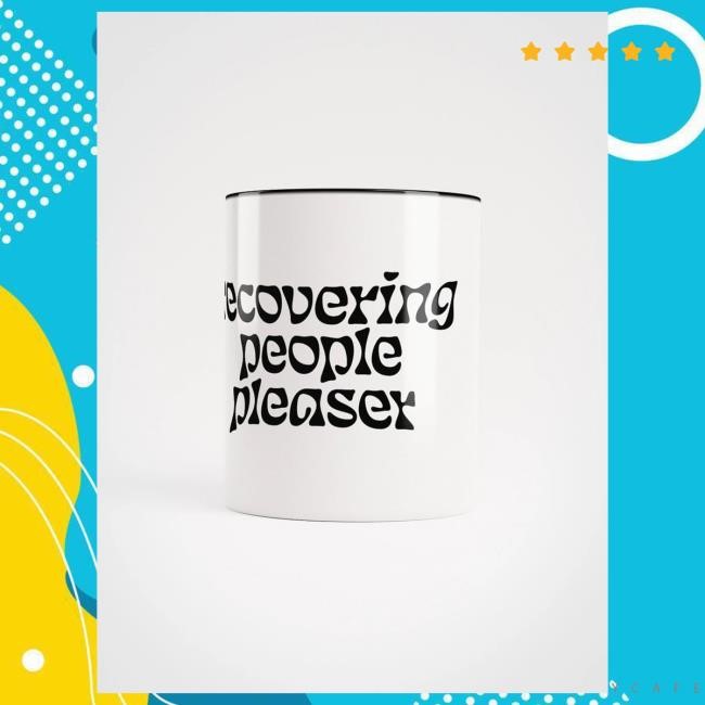 Official Charlotte Dobre Merch Store Shop Recovering People Pleaser Mug