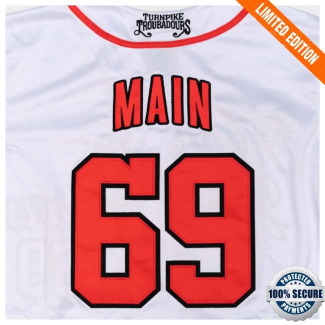 Official Turnpike Troubadours Merch Shop Baseball Jersey (White) Shirt