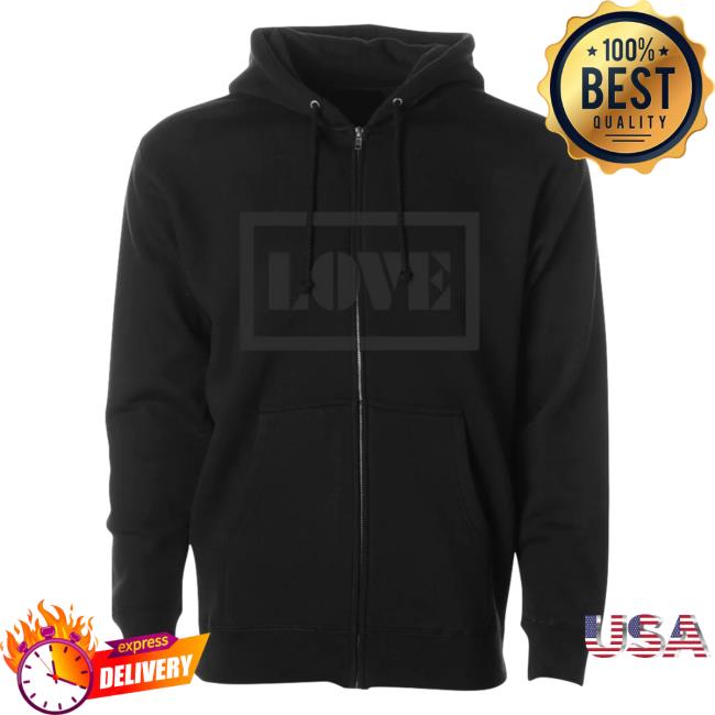 Official Common & John Legend Merch Store John Legend Love Zip Up Pull Over Hoodie Black JohnLegend Shop