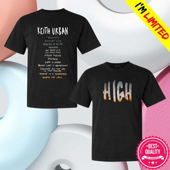 Official Keith Urban Merch Store High Album Exclusive Tees