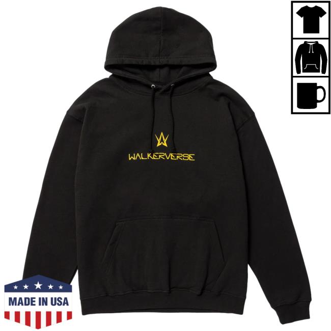 Official Kings Road Merch Store Alan Walker Walkerverse 2.0 Hooded Sweatshirt | Black AlanWalker Kings Road Shop