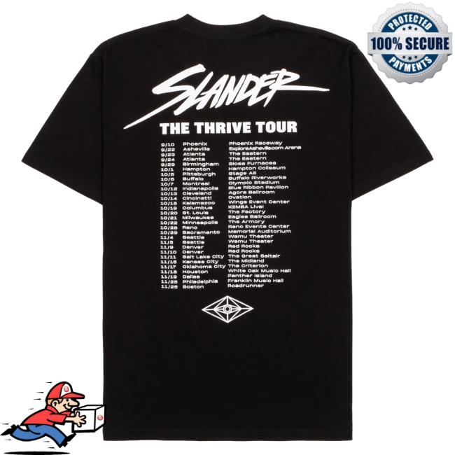 Slander Merch Store Thrive Tour Shirt Official Slander Merch Store Thrive Tour Shirt