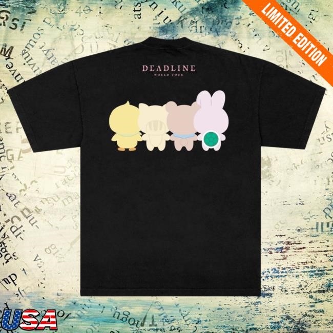 BLACKPINK Character Tshirt Black Blackpink Official Merch Store