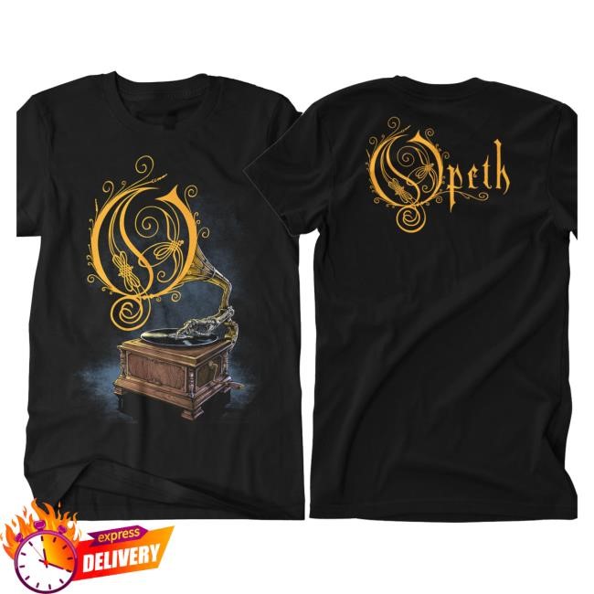 Official Opeth Merch Opeth - 'Gramophone' Popover Shirt