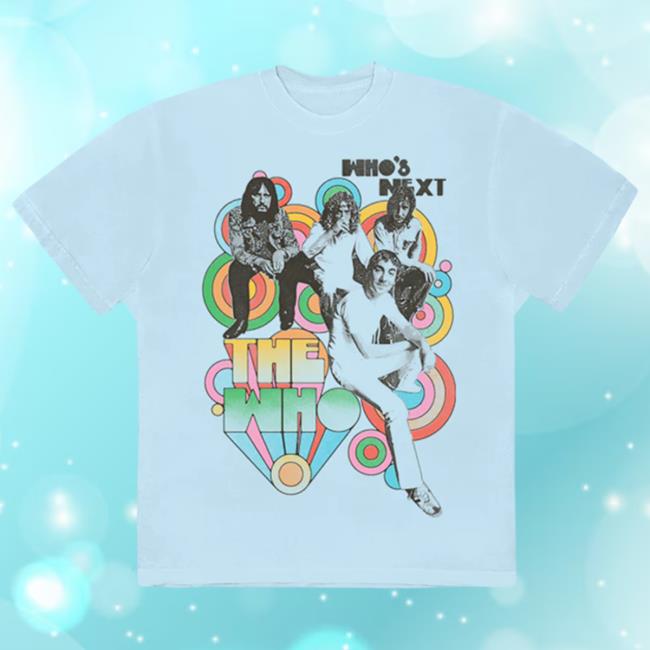 The Who Band Who's Next Circles New T Shirt