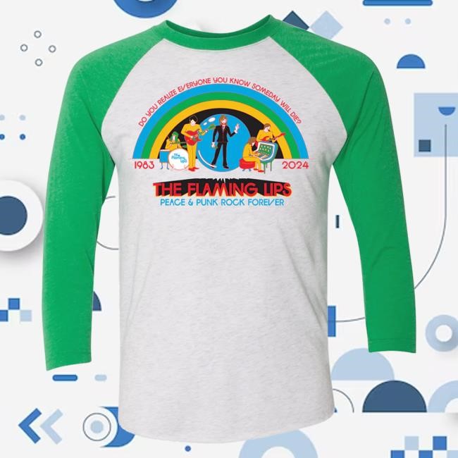 Do You Realize? Raglan-The Flaming Lips Merch Shop