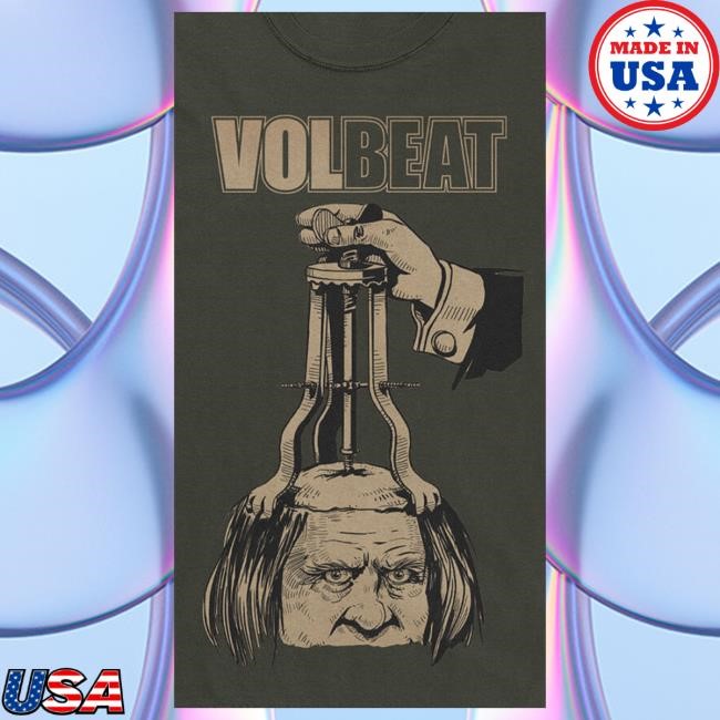 Official Volbeat Merch Store Shop Volbeat Drilling The Mind Long Sleeve Tee Shirt