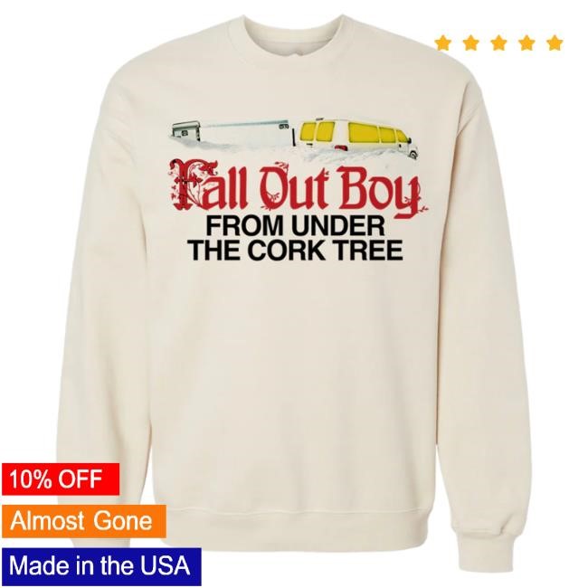 Official Fall Out Boy Merch Store Van Crew Neck Sweatshirt FallOutBoy