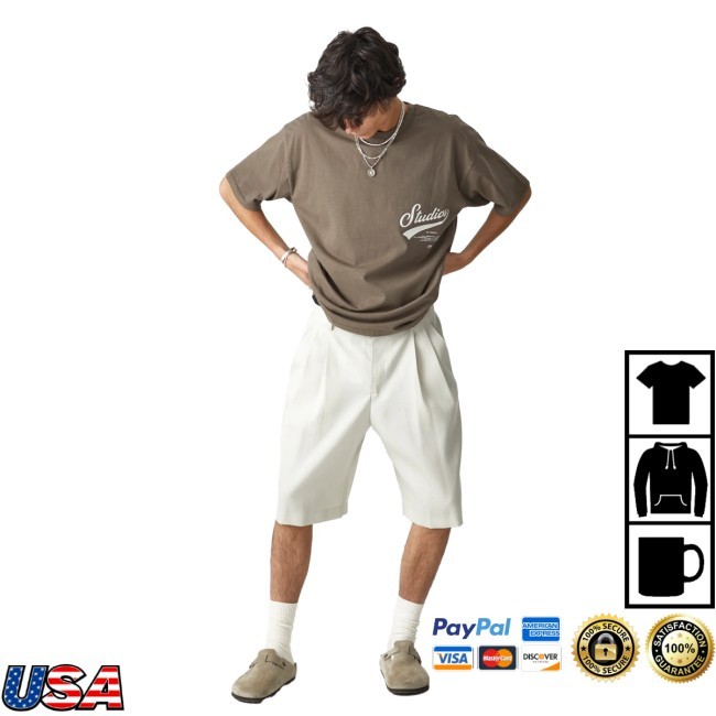 High School Muddy Brown Oversized Tee Shirt