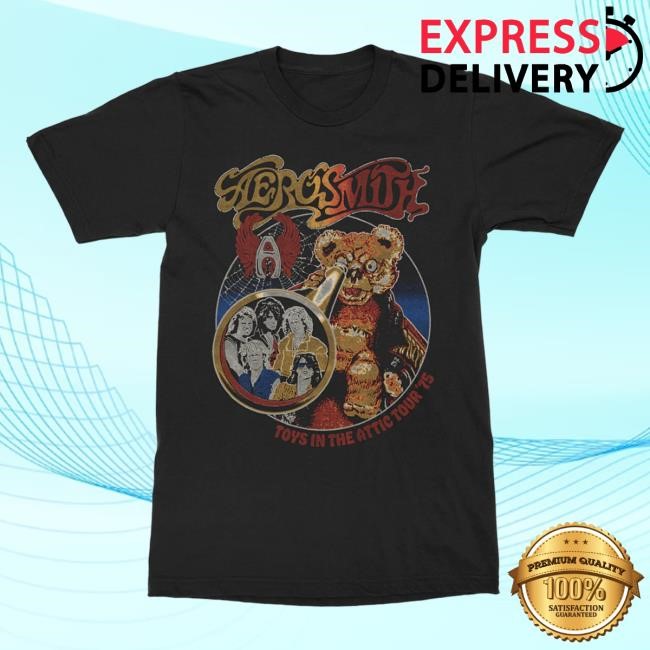 Aerosmith Official Store Toys In The Attic Tour 75' Shirt 2024 Aerosmith