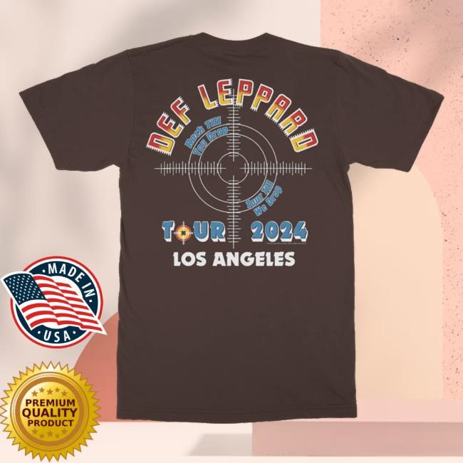 Los Angeles, CA 2024 Tour Shirt - Def Leppard Official Store