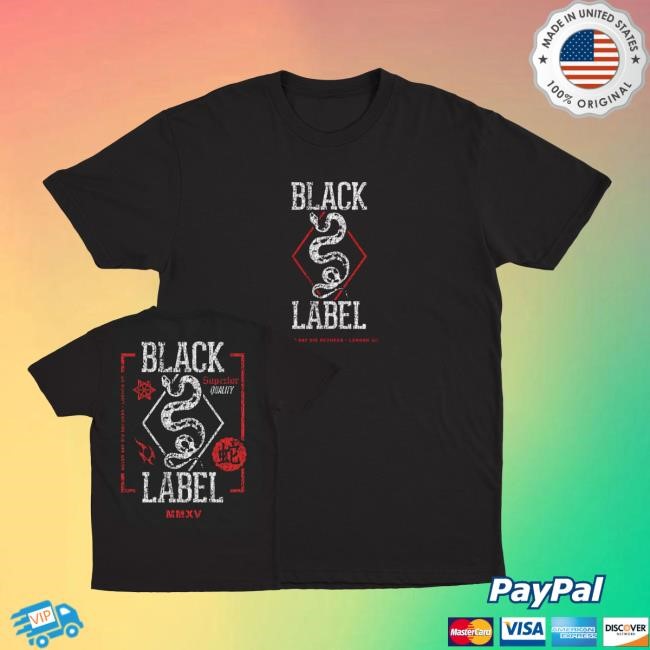 Black Label 'Gold Snake' Tee KT8 Merch Shop