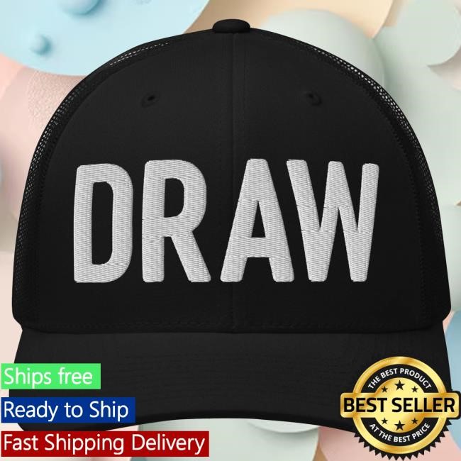 Authentic Draw Trucker Hat Cincy Shirts Print Design Cincy Shirts Draw Trucker Hat Visual Print Stadium Gear