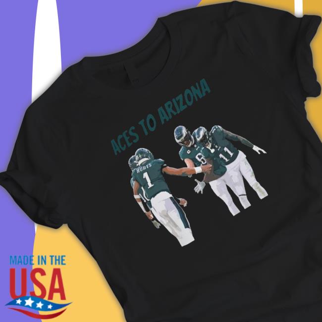 Philadelphia Eagles Aces To Arizona Super Bowl Lvii Long Sleeve Shirt