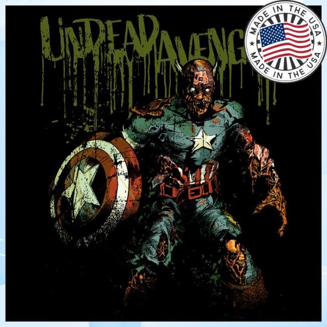 Official Heroes and Villains Merch Store Shop Marvel Zombies Captain America Undead Avenger Shirt Heroes & Villains