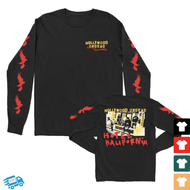 Hollywood Undead Merch Hotel Kalifornia Group Photo Top Shirt