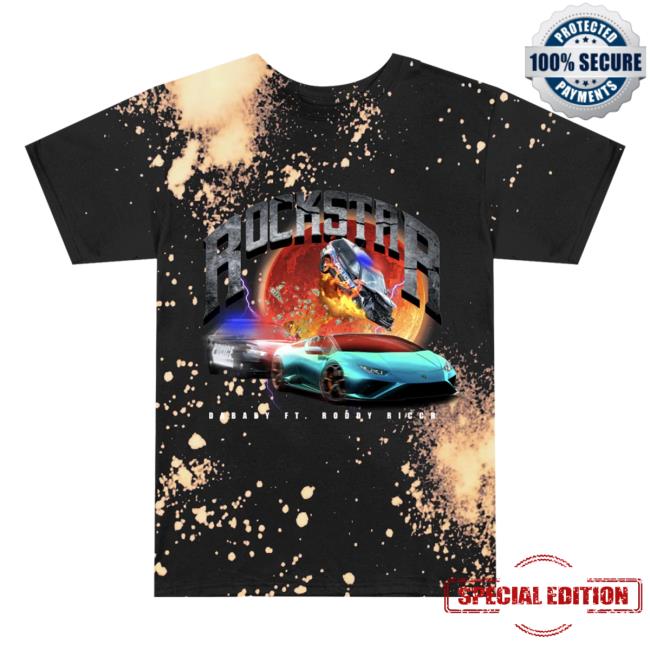 Official Dababy Clothing Merch Store Shop Da Baby Lambo Bleached T Shirt