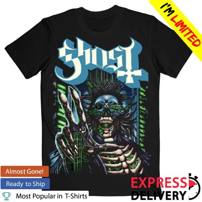 Official Ghost Band Merch Store Cyborg Tee Ghost Rock Band