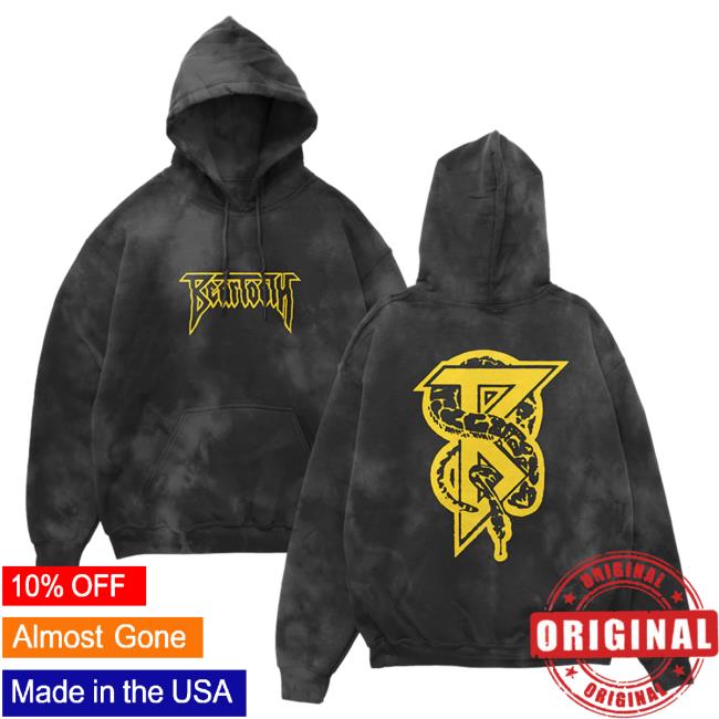 Official Beartooth Merch Beartooth Snake On My Back Dye Sweaters
