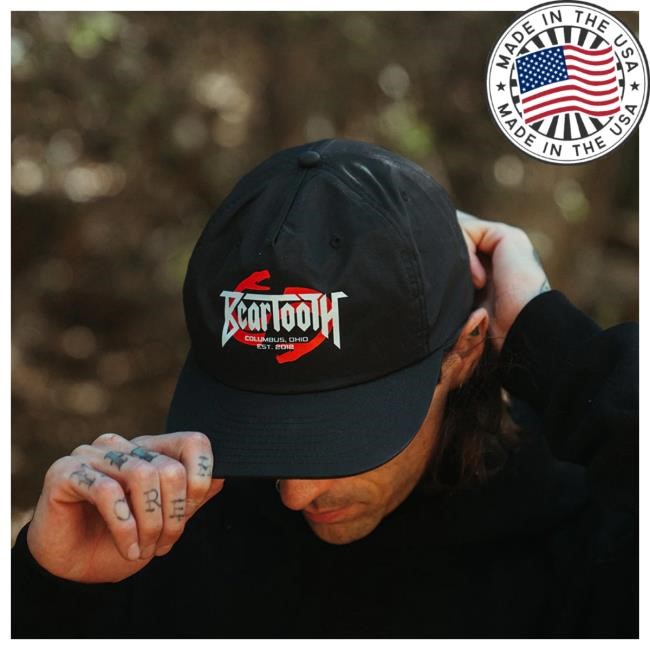 Official Beartooth Merch Beartooth Band Red Snake Dad Cap
