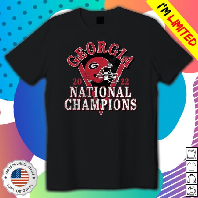Georgia Bulldogs Fanatics Branded College Football Playoff 2022 National Champions Retro Tri-Blend Sweater